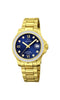 JAGUARJaguar J895/3 Women's Executive Diver Watch - Gold - Tone Stainless Steel, Blue DialWATCHESEcecile