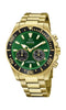 JAGUARJaguar Men's Swiss Hybrid Watch - Model J899/1, Gold - Tone Stainless Steel, Green Dial, Smart FeaturesWATCHESEcecile