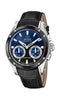JAGUARJaguar J958/1 Hybrid Connected Men's Watch - Blue Dial, Black Leather StrapWATCHESEcecile