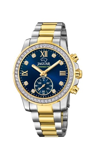 JAGUARJaguar J982/3 Women's Connected Watch - Blue Dial, Two - Tone BraceletWATCHESEcecile