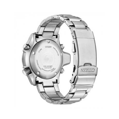 CITIZENCitizen JP2000 - 67L Men's Promaster Aqualand Diver's Watch, Blue Dial, Stainless Steel BraceletWATCHESEcecile