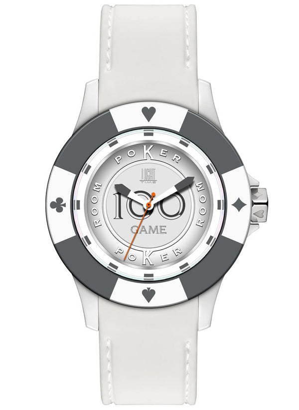 LIGHT TIMELight Time Mod. Poker - White / GreyWATCHESEcecile