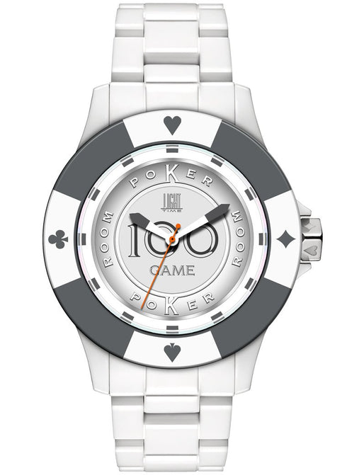LIGHT TIMELight Time Mod. Poker - White / GreyWATCHESEcecile