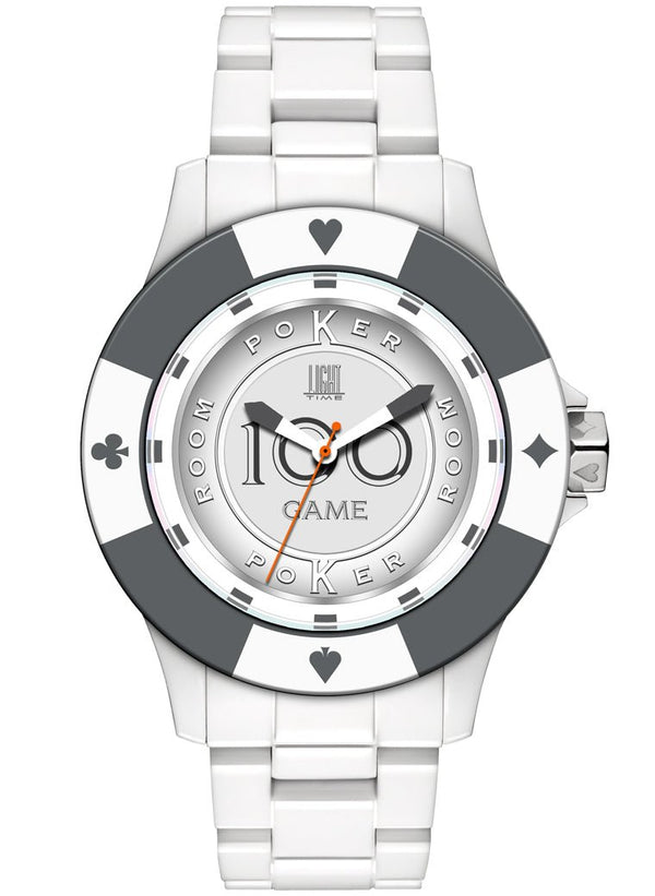 LIGHT TIMELight Time Mod. Poker - White / GreyWATCHESEcecile