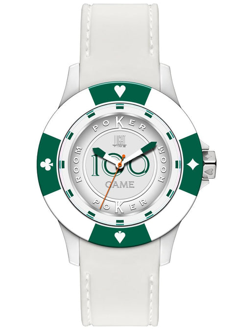 LIGHT TIMELight Time Mod. Poker - White / GreenWATCHESEcecile