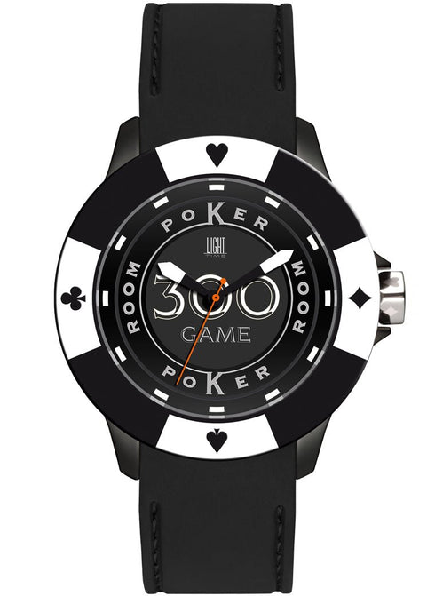 LIGHT TIMELight Time Mod. Poker - Black / WhiteWATCHESEcecile
