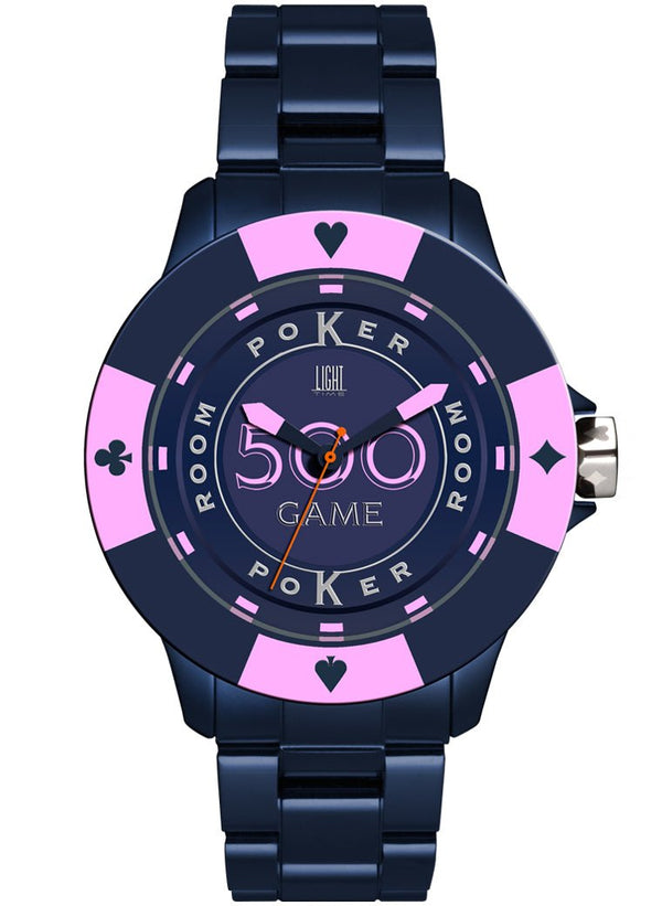 LIGHT TIMELight Time Mod. Poker - Blue / PinkWATCHESEcecile