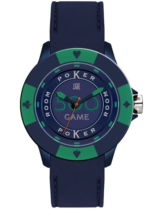 LIGHT TIMELight Time Mod. Poker - Blue / GreenWATCHESEcecile