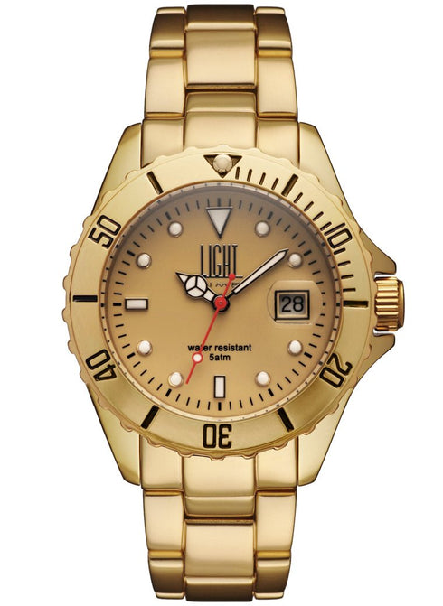 LIGHT TIMELight Time Mod. Diver Gold AluminiumWATCHESEcecile
