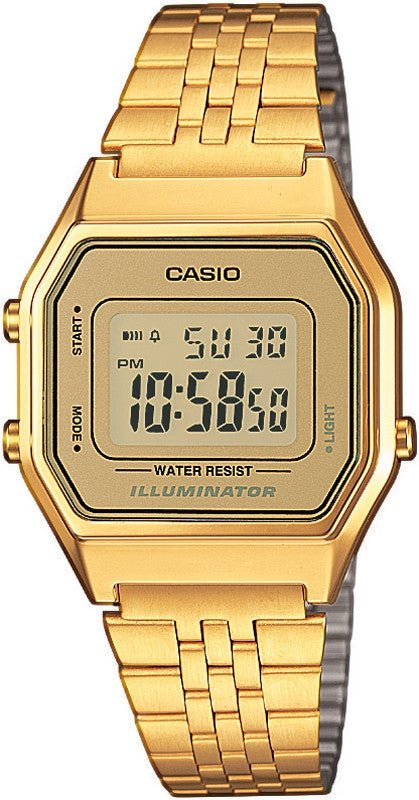 CASIO & VINTAGECasio Vintage LA680WEGA - 9ER Unisex Digital Watch – Gold ToneWATCHESEcecile