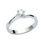 MILUNAMiluna LID1337 - D50V Women's 18K White Gold Solitaire Diamond RingJEWELRYEcecile