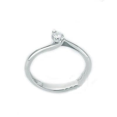 MILUNAMiluna LID2306_007 Women's 18K White Gold Solitaire Diamond RingJEWELRYEcecile