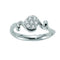 MILUNAMiluna LID2464 Women's White Gold Solitaire Diamond RingJEWELRYEcecile