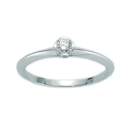 MILUNAMiluna LID2520_013X Women's 9K White Gold Solitaire Diamond RingJEWELRYEcecile