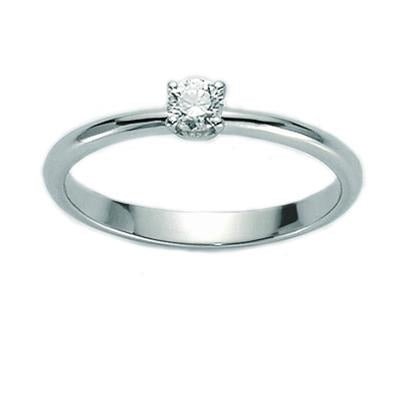 MILUNAMiluna LID2691_003X Women's 9K White Gold Solitaire Diamond RingJEWELRYEcecile