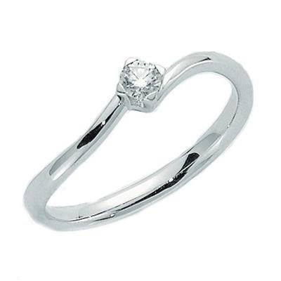 MILUNAMiluna LID2716_003SX Women's 9K White Gold Solitaire Diamond RingJEWELRYEcecile
