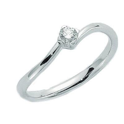 MILUNAMiluna LID2716_005SX Women's 18K White Gold Solitaire Diamond RingJEWELRYEcecile