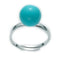 MILUNAMiluna LID2996 Women's Sterling Silver Ring with Turquoise SphereJEWELRYEcecile
