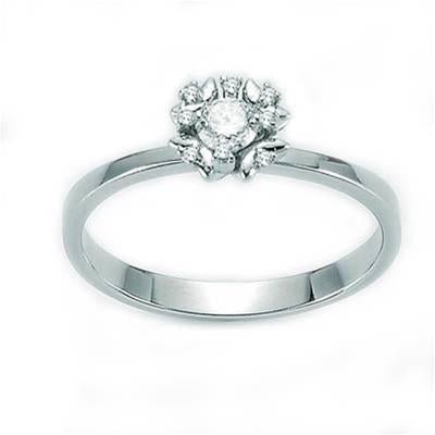 MILUNAMiluna Diamantissima LID3024 Ring - 18K White Gold with DiamondsJEWELRYEcecile