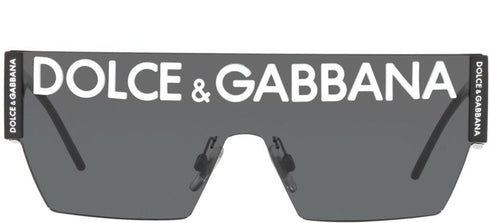 DOLCE & GABBANADolce & Gabbana DG2233 01/87 Unisex Sunglasses - Black Frame, Grey LensesEYEWEAREcecile