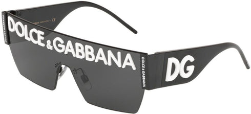 DOLCE & GABBANADolce & Gabbana DG2233 01/87 Unisex Sunglasses - Black Frame, Grey LensesEYEWEAREcecile