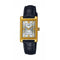 CASIO & VINTAGECasio Collection LTP - 1234PGL - 7A2EF Women's Analog Quartz Watch – Gold - Tone Case, Black Leather StrapWATCHESEcecile