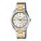 CASIO & VINTAGECasio LTP - 1302PSG - 7AVEG Women's Analog Watch – Silver Dial with Two - Tone Stainless Steel BraceletWATCHESEcecile