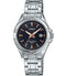CASIO & VINTAGECasio LTP - 1308D - 1A2VDF Women's Analog Watch - Stainless Steel, Black Dial, Date DisplayWATCHESEcecile