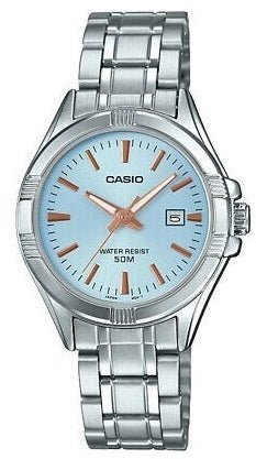 CASIO & VINTAGECasio LTP - 1308D - 2AVDF Women's Stainless Steel Watch – Blue DialWATCHESEcecile