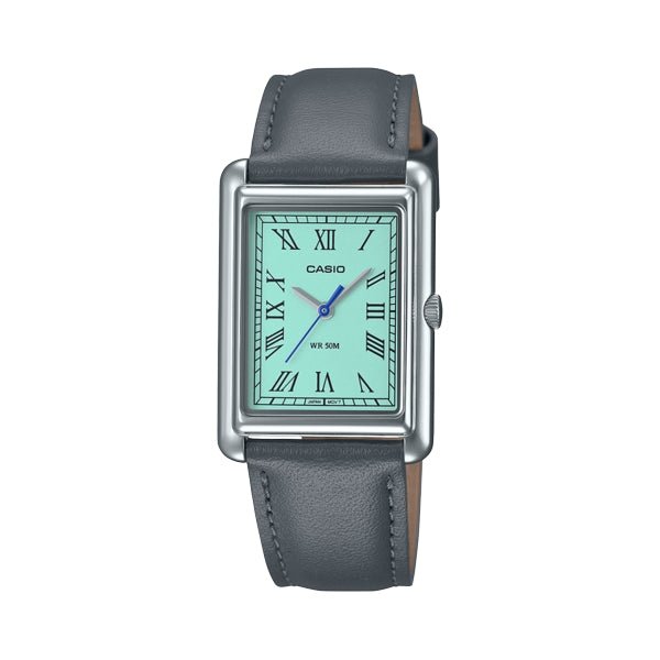 CASIO & VINTAGECasio LTP - B165L - 2BVEF Women's Watch - Blue Dial, Grey Leather StrapWATCHESEcecile