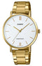 CASIO & VINTAGECasio LTP - VT01G - 7BUDF Women's Gold - Tone Analog Watch – White DialWATCHESEcecile