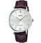 CASIO & VINTAGECasio LTP - VT01L - 7B2UDF Women's Analog Watch – Silver Dial with Brown Leather StrapWATCHESEcecile