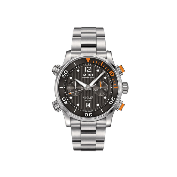 MIDOMido Multifort M0059141106000 Automatic Men's Watch – Black Dial, Stainless Steel BraceletWATCHESEcecile