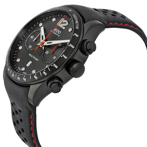 MIDOMido Multifort M0256273606100 Automatic Men's Watch – Black Dial, Black Leather StrapWATCHESEcecile