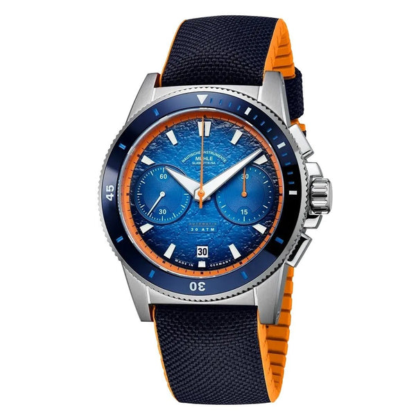 MUHLE GLASHUTTEMühle Glashütte Sportivo Active Chronograph M1 - 52 - 02 - CK Men's Automatic Watch - Blue DialWATCHESEcecile