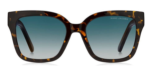 MARC JACOBSMarc Jacobs MARC 658/S 086/08 Women's Sunglasses - Havana Frame, Blue Gradient LensesEYEWEAREcecile