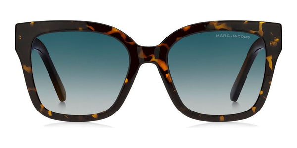 MARC JACOBSMarc Jacobs MARC 658/S 086/08 Women's Sunglasses - Havana Frame, Blue Gradient LensesEYEWEAREcecile