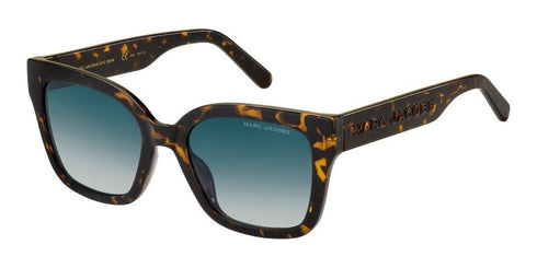 MARC JACOBSMarc Jacobs MARC 658/S 086/08 Women's Sunglasses - Havana Frame, Blue Gradient LensesEYEWEAREcecile