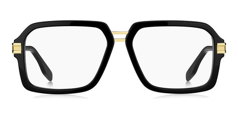 MARC JACOBSMarc Jacobs MARC 715 807 Men's Eyeglasses - Black Acetate Frame, Gold AccentsEYEWEAREcecile