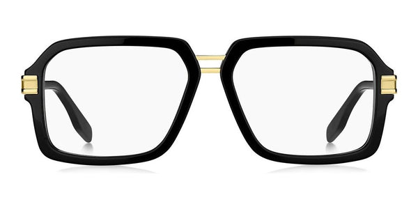 MARC JACOBSMarc Jacobs MARC 715 807 Men's Eyeglasses - Black Acetate Frame, Gold AccentsEYEWEAREcecile