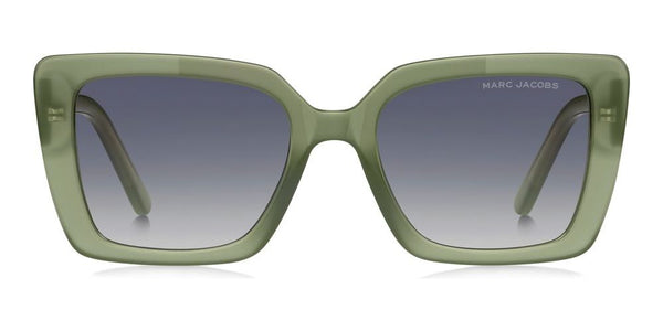MARC JACOBSMarc Jacobs MARC 733/S 1ED/GB Women's Sunglasses - Frosted Green Frame, Grey Azure LensesEYEWEAREcecile