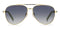 MARC JACOBSMarc Jacobs MARC 760/S PEF/GB Women's Aviator Sunglasses - Gold Frame, Grey Azure LensesEYEWEAREcecile