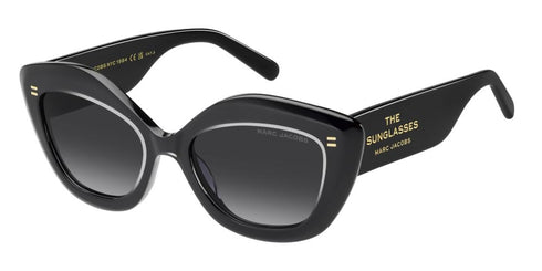 MARC JACOBSMarc Jacobs MARC 800/S MNG/9O Women's Sunglasses - Crystal Black Frame, Dark Grey Gradient LensesEYEWEAREcecile