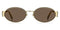 MARC JACOBSMarc Jacobs MARC 806/S 01Q70 Unisex Sunglasses - Gold Frame, Brown LensesEYEWEAREcecile