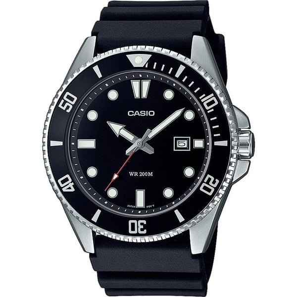 CASIO & VINTAGECasio MDV - 107 - 1A1VEF Men's Analog Watch - 44mm Black Dial, Resin StrapWATCHESEcecile