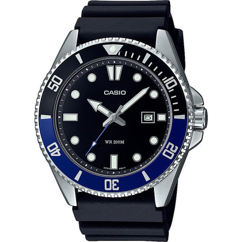 CASIO & VINTAGECasio MDV - 107 - 1A2VEF Men's Watch - Black Dial, Stainless Steel BraceletWATCHESEcecile
