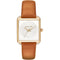 MICHAEL KORSMichael Kors Lake MK2584 Women's Watch - Gold - Tone, White Dial, Brown Leather StrapWATCHESEcecile