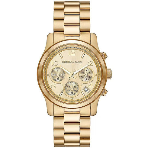 MICHAEL KORSMichael Kors MK7323 Women's Runway Gold - Tone Chronograph WatchWATCHESEcecile
