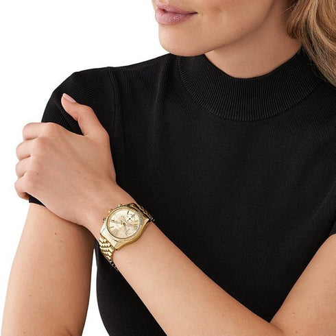 MICHAEL KORSMichael Kors MK7378 Women's Lexington Gold - Tone Chronograph WatchBIJOUXEcecile