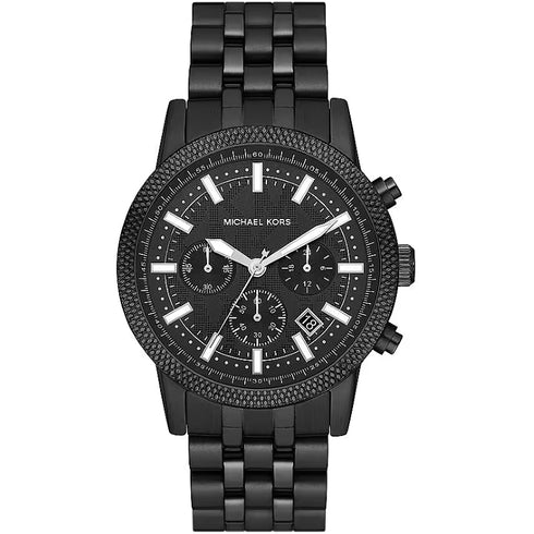 MICHAEL KORSMichael Kors MK9089 Men's Hutton Chronograph Black Stainless Steel WatchWATCHESEcecile